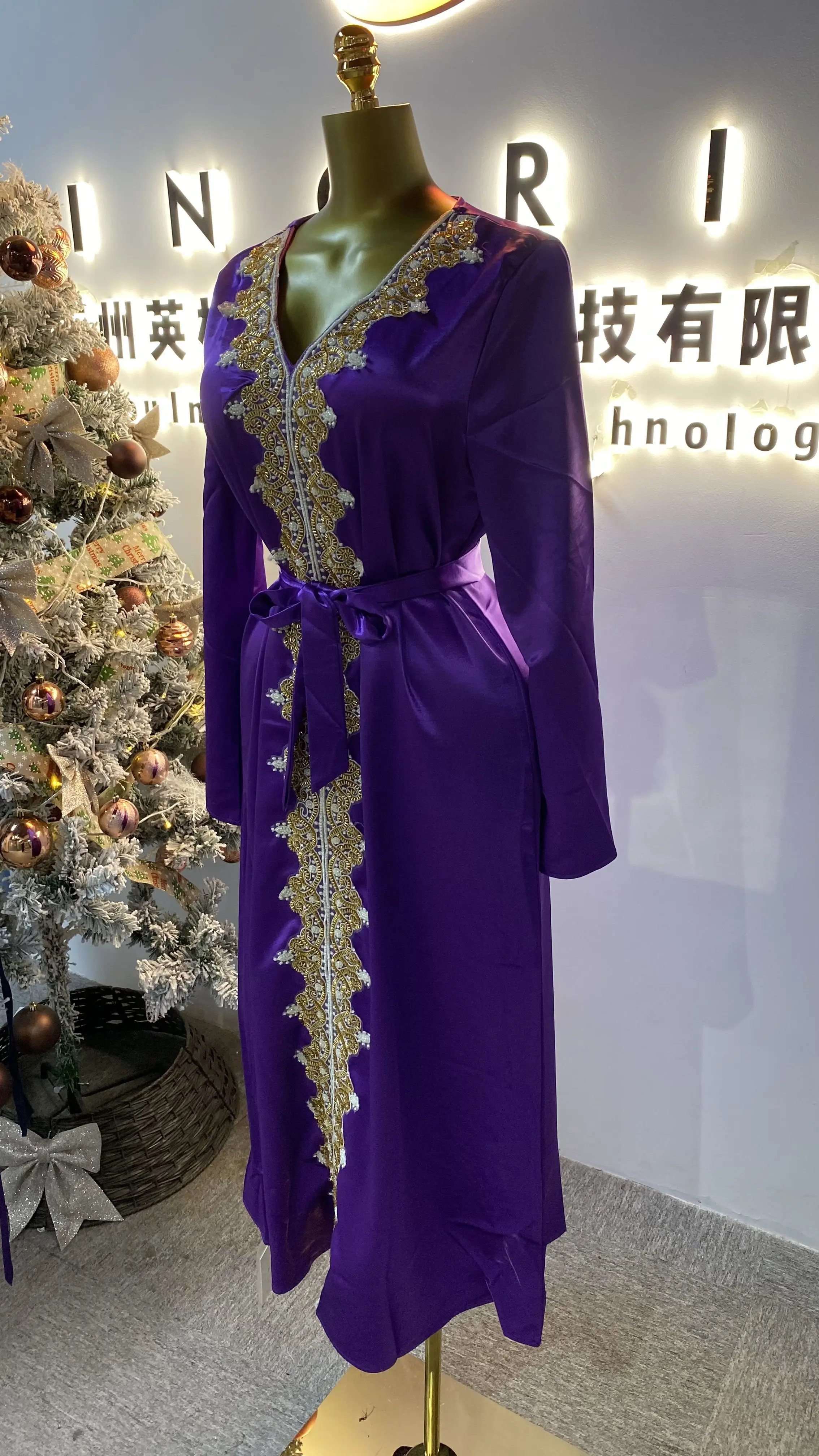 فساتين ماكسيبايا فاخرة مطرزة لفساتين السهرة الأنيقة في حفلات الزفاف والحفلات الراقصة.-GZXX103 #2