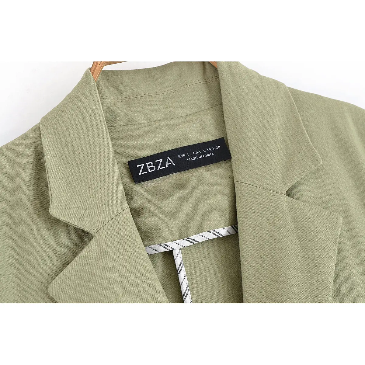 Green Summer Two-piece Set for Women 2026 New Solid Color Short Sleeve Fresh Suit Jacket American Style Shorts with Sashes