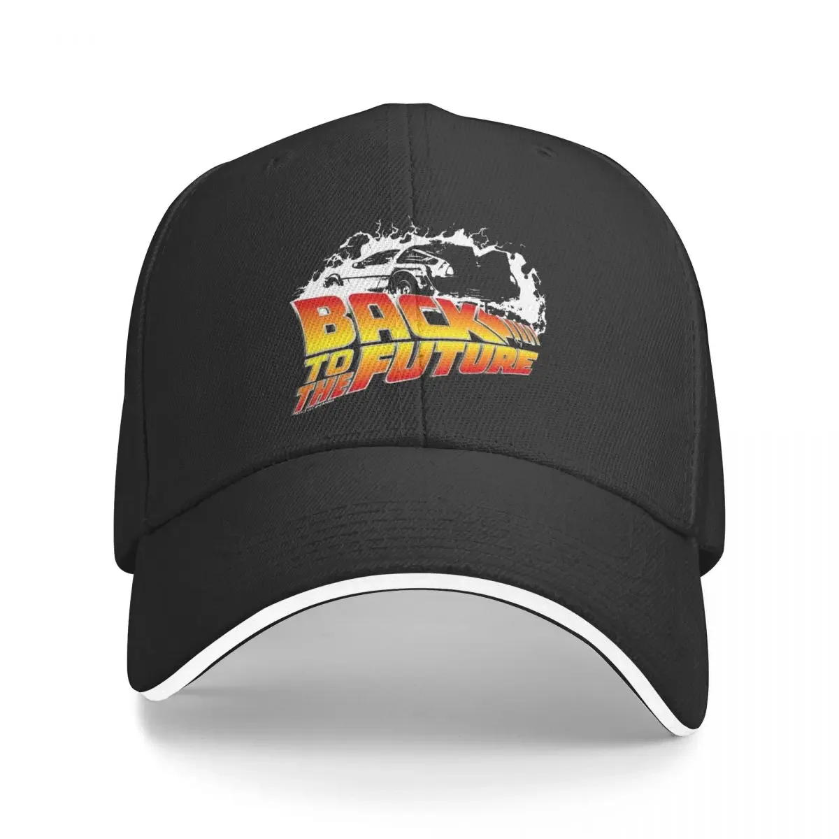 Back To The Future Cap Unisex Sport Delorean Science Fiction Film Dad Hat Trucker Hat Racing Cap Adjustable Baseball Cap Spring