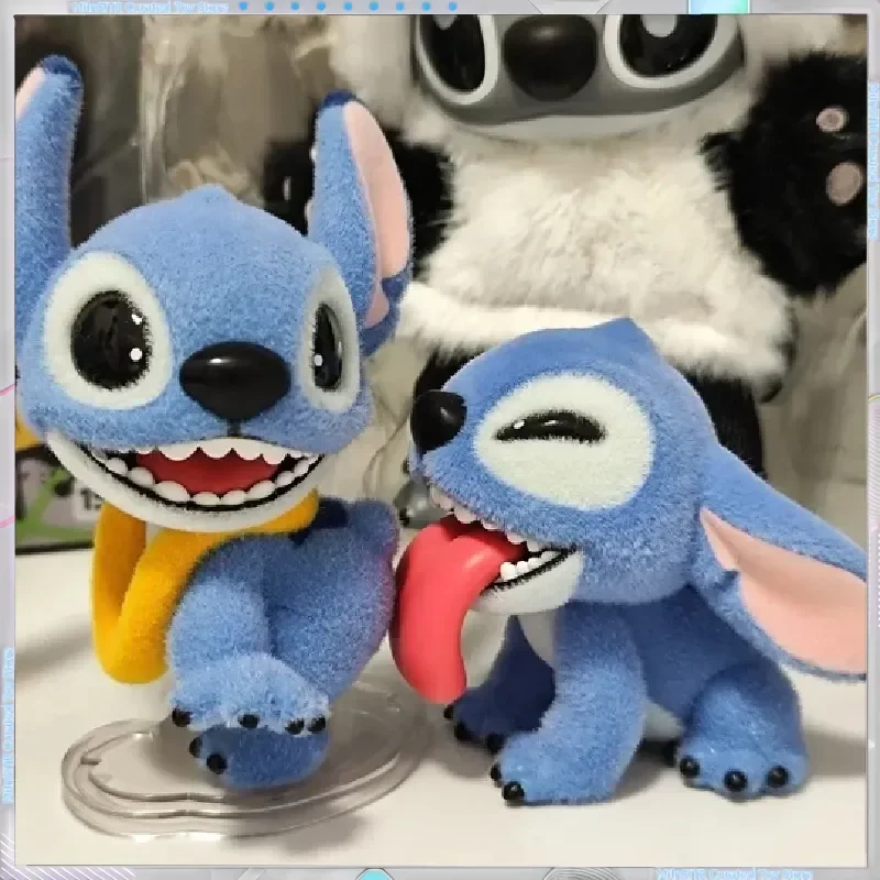 Miniso Stitch Fluffy Adventure Long Series Plush Blind Box  Desktop Decoration Toy For Birthaday And Holiday Gift In Stock