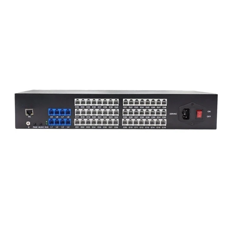 Office And Hotel Telephone System PBX With 48 Extensions Telephone Exchange System PABX