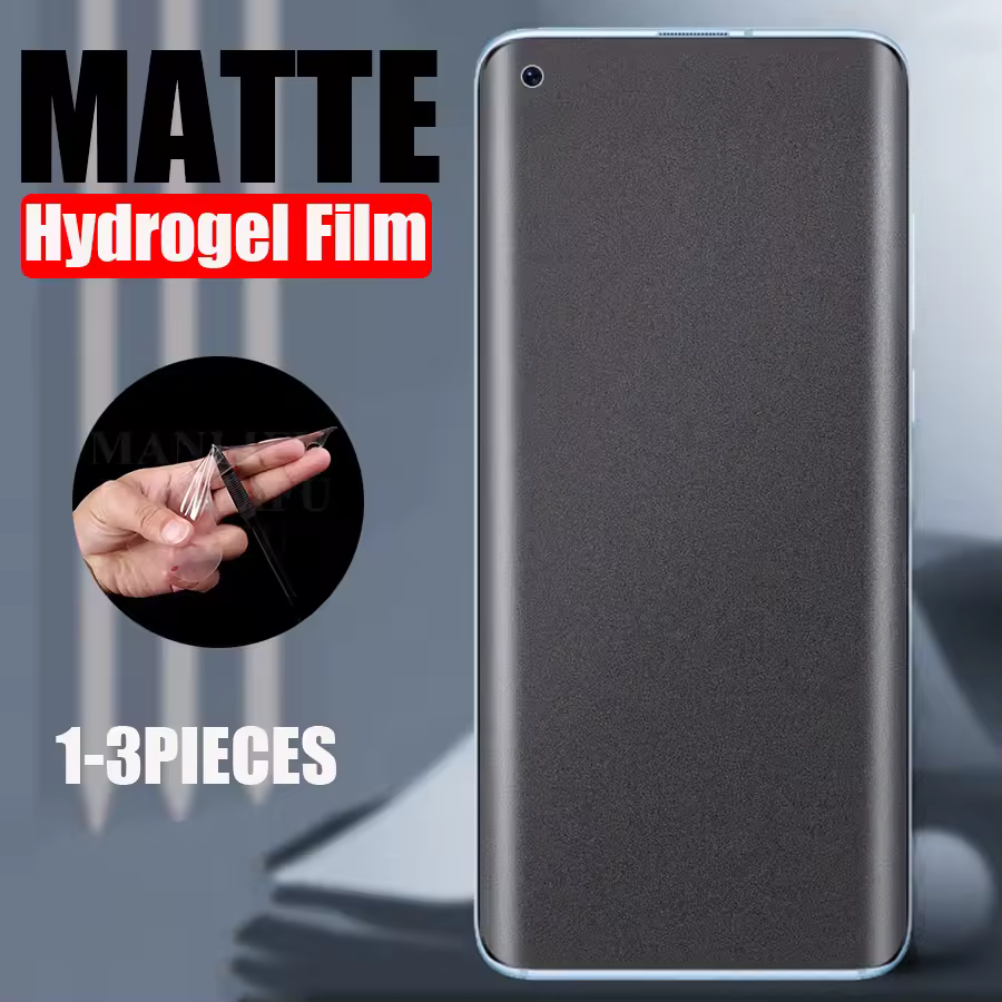 Película de hidrogel mate para móvil, protector de pantalla esmerilado para xiaomi mi 11 lite, 10t, 11t, 9t, poco m3, x3, f3, redmi note 8, 8t, 9, 10 pro, 1 a 3 unidades