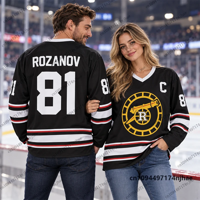 2026 Hot Heated Rivalry Inspired Ilya Rozanov & Shane Hollander Hockey Jersey Women Men Long Sleeve T-Shirt Sports Oversized Top