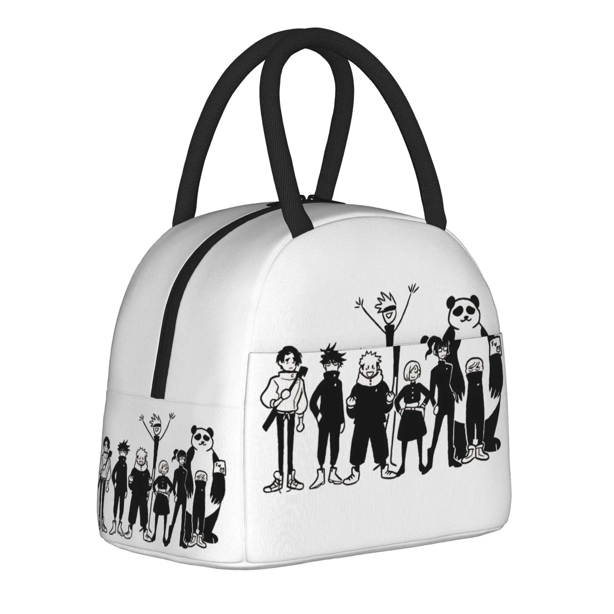 

strong male Jujutsus Kaisens Thermal Insulated Lunch Bags for Office Reusable Food Bag Men Women Cooler Thermal Food Box