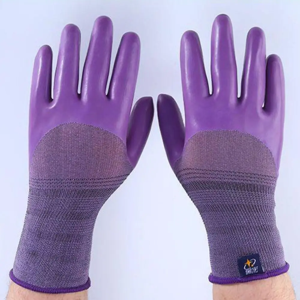 

Safety Women's Protective Gloves Breathable Wear Resistant Work Gloves Comfortable High Elasticity Horticultural Gloves DIY