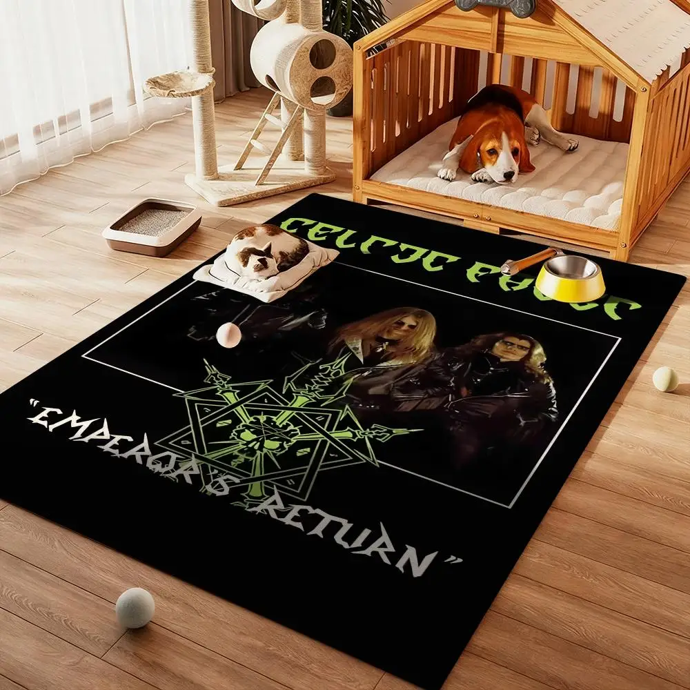 

C-Celtic-FrostS Heavy Rock Floor Mat Diatom Bath Mat Absorbent Quick Dry Non-Slip TPR Backing Soft Plush Draining Rugs