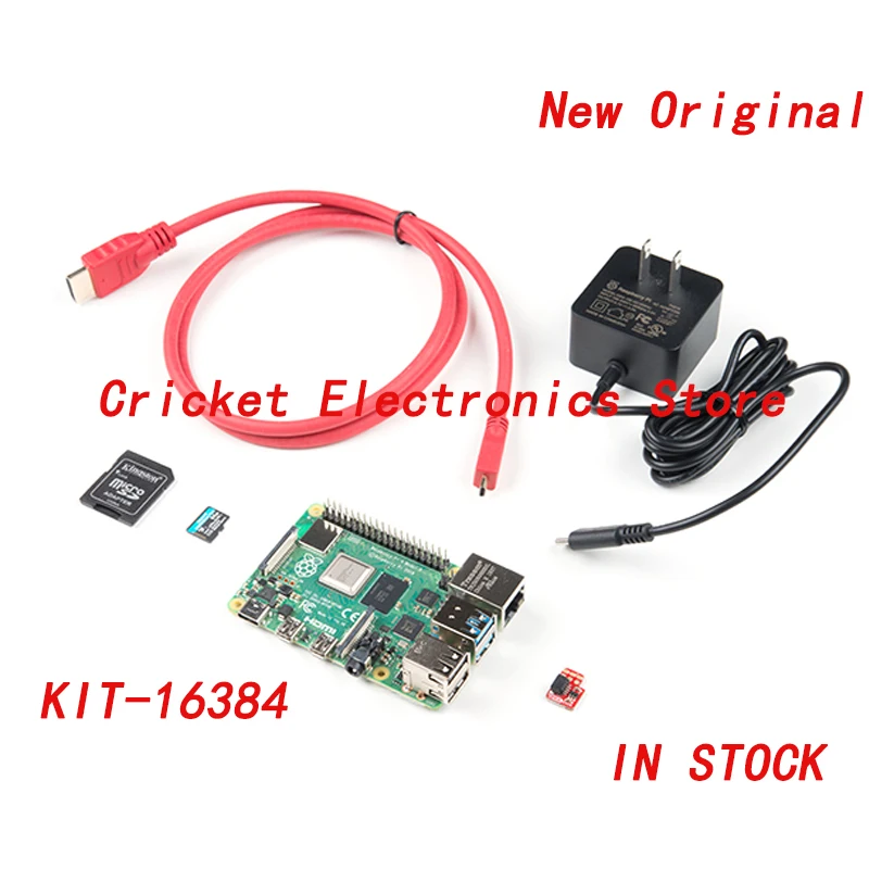 

KIT-16384 SparkFun Raspberry Pi 4 Basic Kit - 4GB