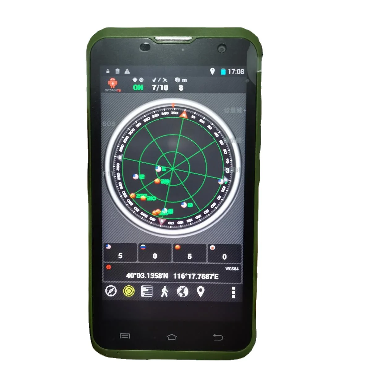 Pathfinder T50BD Beidou المحمولة GPS المجال GIS جمع البيانات نقطة نهاية متينة ذكية محمولة باليد #5