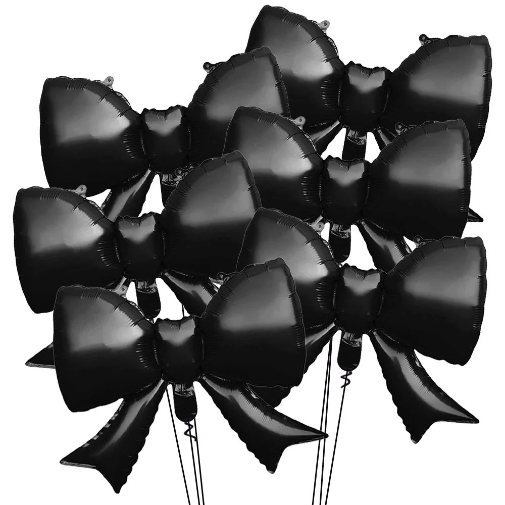 Pacote com 6 balões de folha de alumínio em forma de arco de 21 polegadas, adequados para festas de aniversário, Halloween, dia dos namorados, casamentos de noivado, despedidas de solteiro, decoração de jardim interno e externo