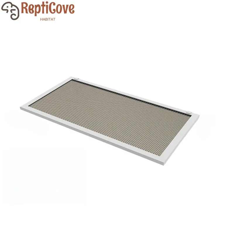 

Крышка для террариума из алюминиевого сплава с железной сеткой, прочная вентилируемая крышка для ПВХ и стеклянных террариумов, надежная верхняя крышка для террариума.