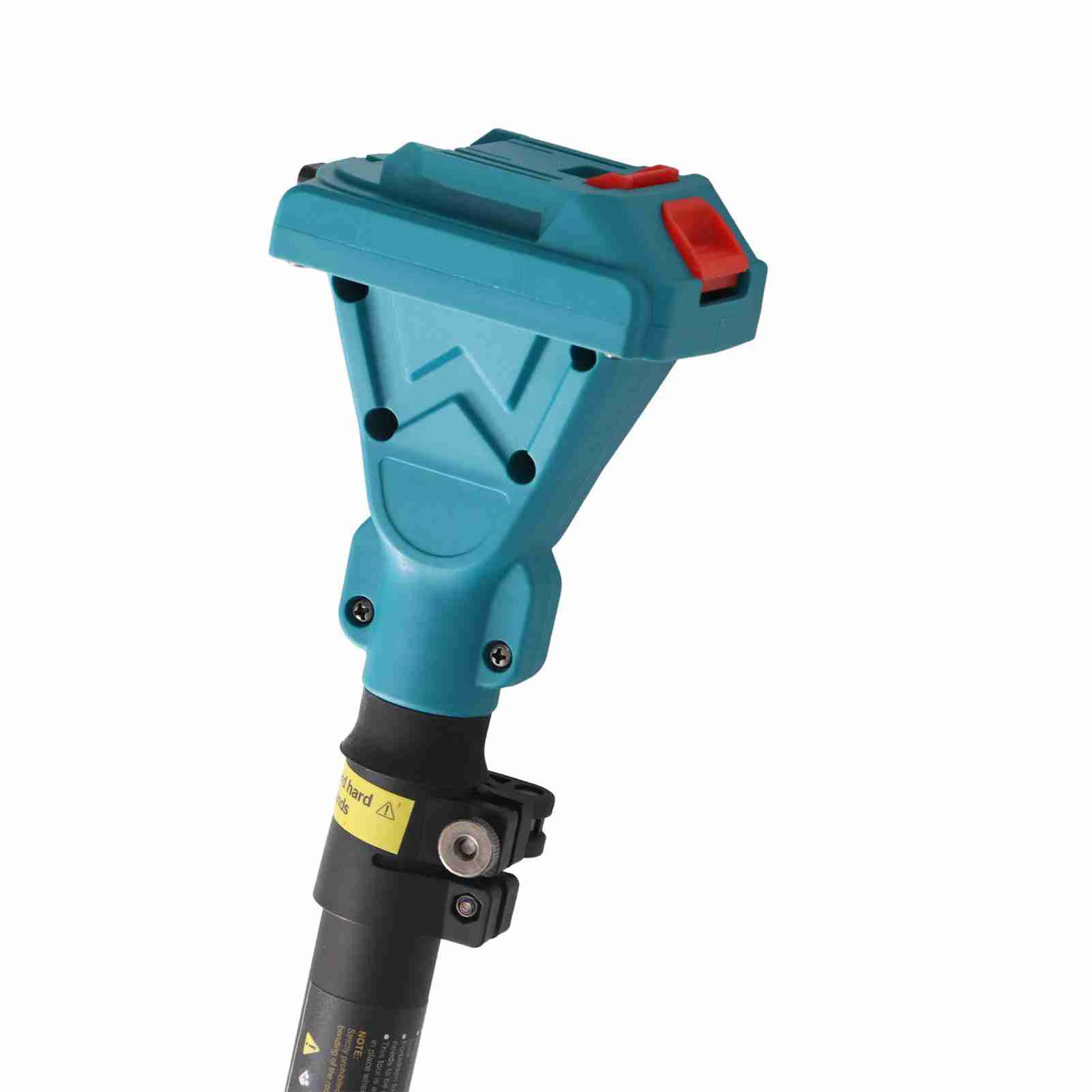 Pólo de extensão de podador sem fio, 1.5m, podador de árvores, poste telescópico, cabeça rotativa, versátil, 3.44 pés a 4.92 pés, azul para jardim