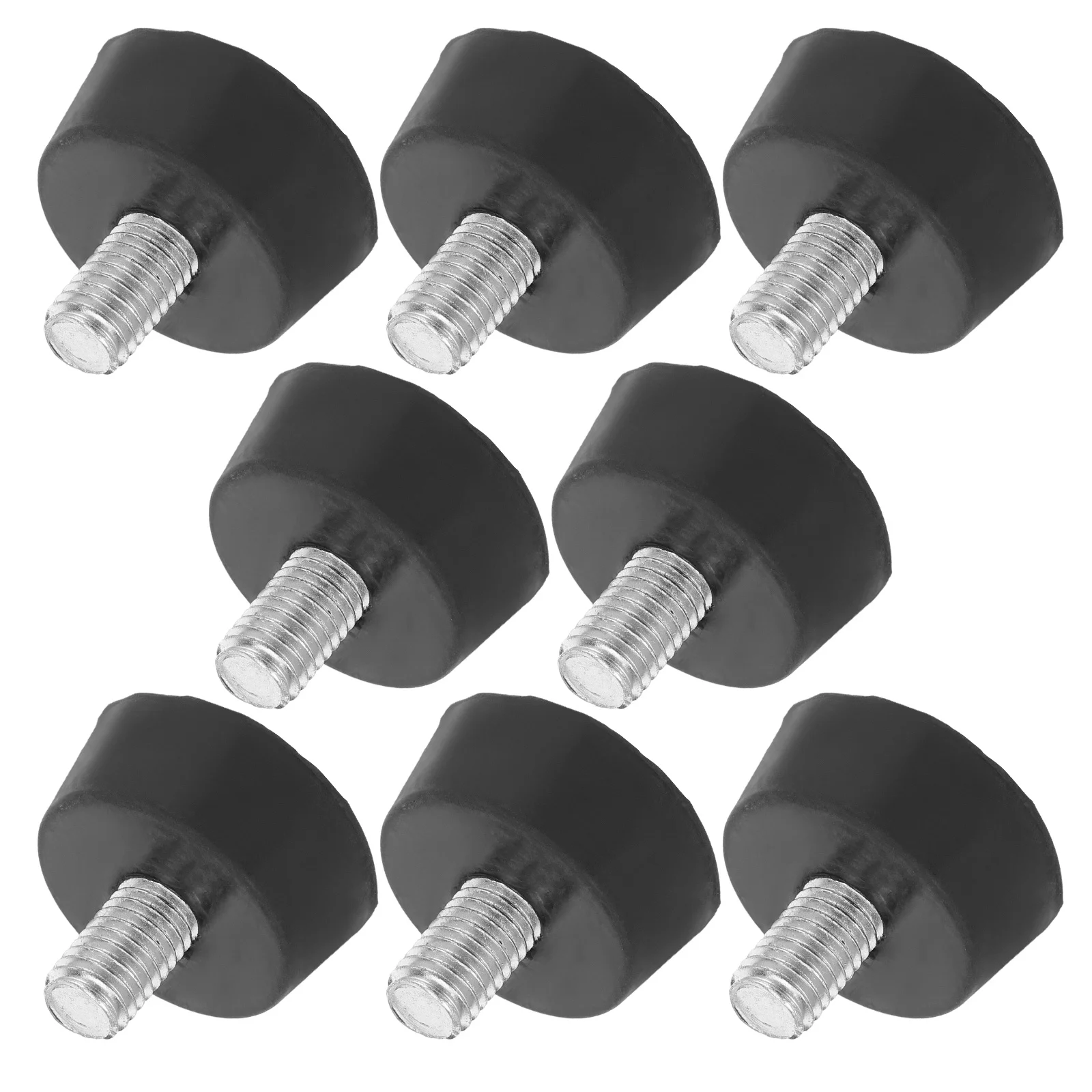 

8Pcs Adjustable Screw in Rubber Feet Shock Absorbing Pads for Furniture Machinery Washing Machine Vibration Damper Pads Floor