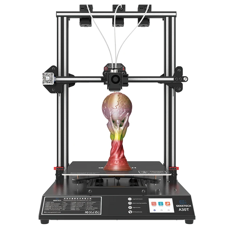 Professionele 3d Printer Geeetech A30T A20M A10M A10T Mix-Kleur, GT2560 V4.1B Mb, prusa I3 Quick Eenvoudige Montage 3d Printing Machine