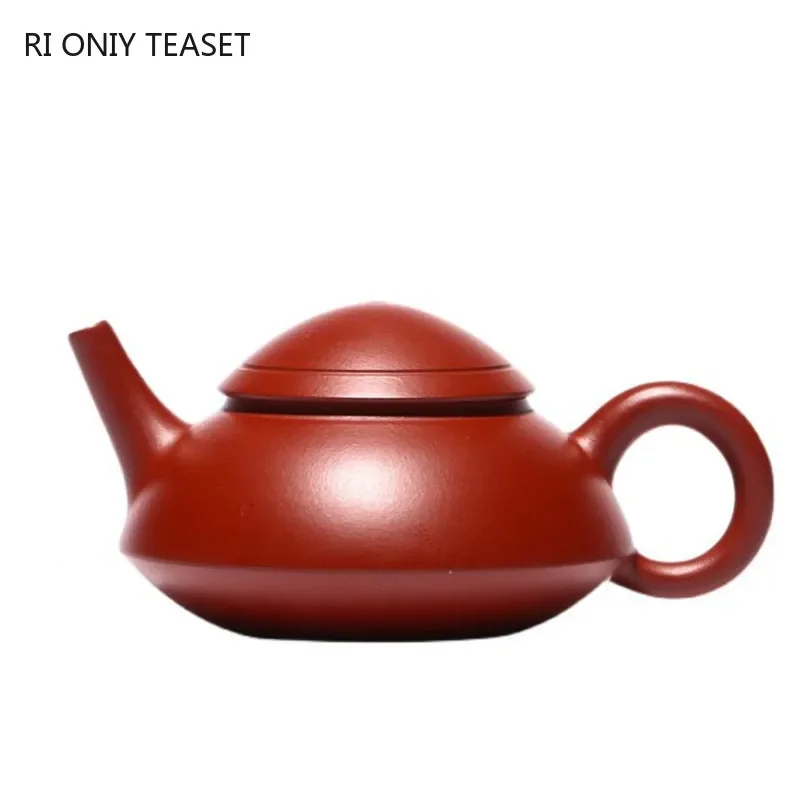 90ml Chinese Yixing Small Capacity Purple Clay Teapots Famous Artists Handmade Raw Ore Dahongpao Tea Pot Kettle Zisha Tea Set