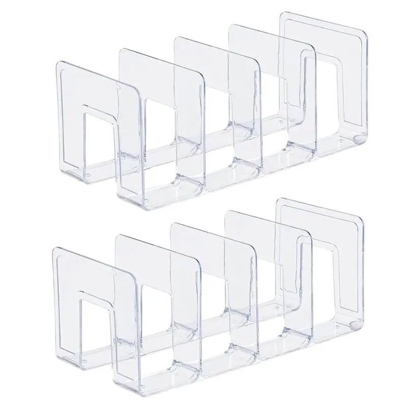 

EYFL-For Closet Organizers And Storage Compatible, 2 PCS Clear Kids Shoe Rack, Small Shoe Rack 4 Sections For Toddler Baby Shoes