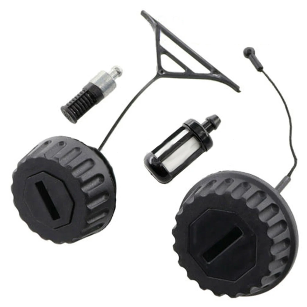 Cap Assembly Kit for 064 066 084 088 MS640 MS660 Chainsaw Replaces OEM 0000 350 0509 0000 350 0520 with Integrated Fuel Filters