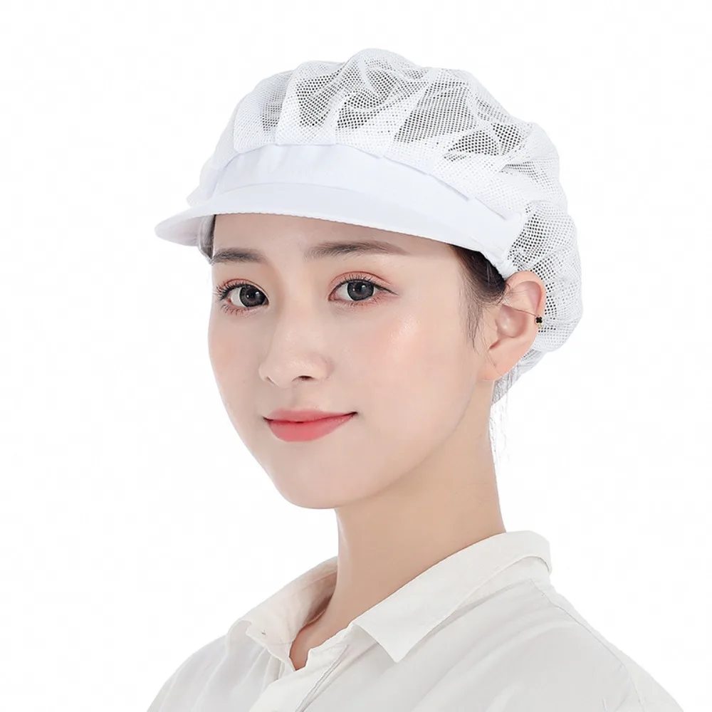 Hygienic Design Chef Hat Oil-Resistant Smoke-Proof Kitchen Work Hat Dustproof Feature Hairfall Prevention Smoke-proof Dust Cap