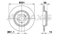 Store code: AE0456 for brake disc rear ML-CLASS W163 9805