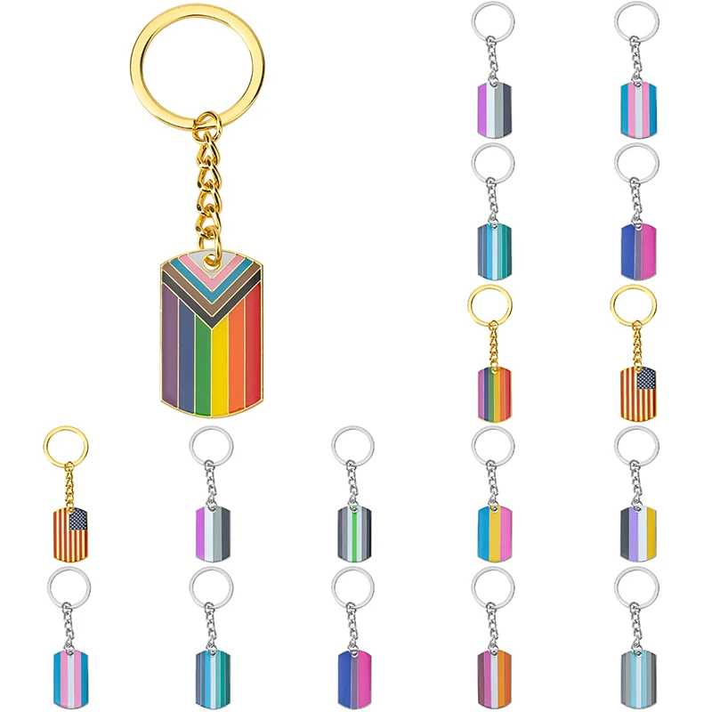 Asexual Rainbow Bisexual pride Transgender pride Demisexual Pride Key Ring Lapel Pin Brooches Pins Flag badge Brooch Badges