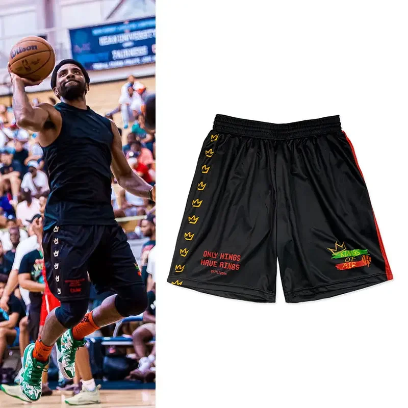 Street American Sunset Dongdan Basketball Pants Irving Street Ball Training Team Uniform Sports Pants Loose Quick Drying Shorts