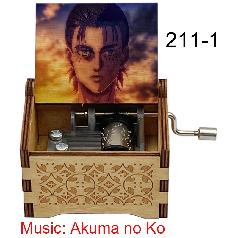 Titan Season 4 part 2 ending Akuma no Ko A child Of Evil music box for Anime Fans Friends New Year Christmas gift