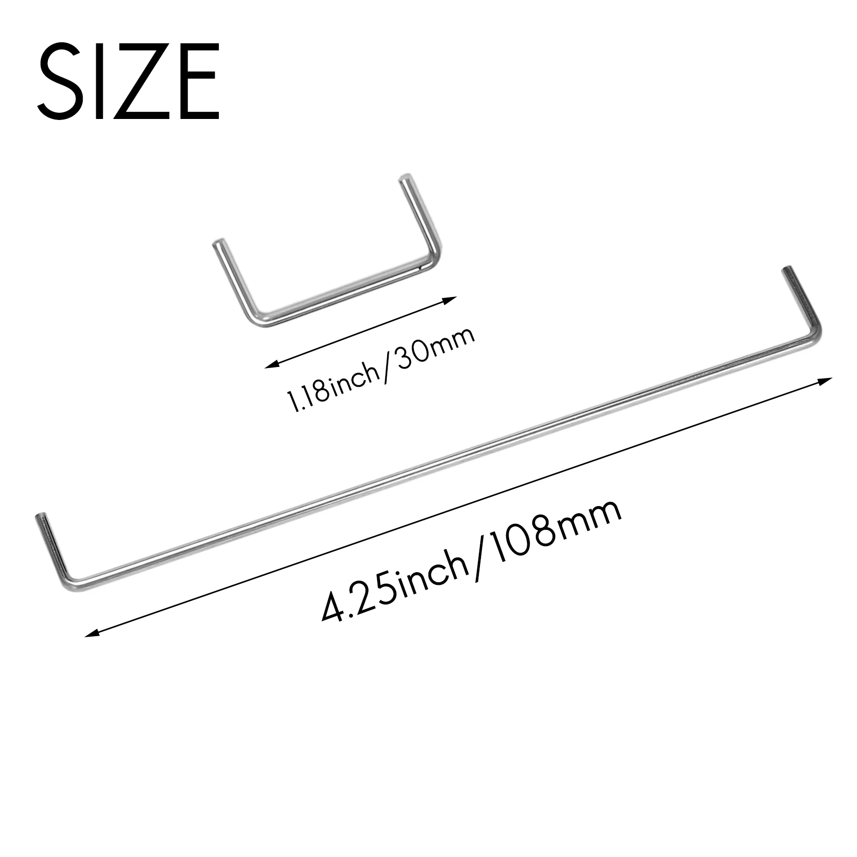 Exquisite-Steel Plate Satellite Shaft For Mechanical Keyboard Cherry MX Axis Switch Black Mounted 6.25U 2U Stabilizers