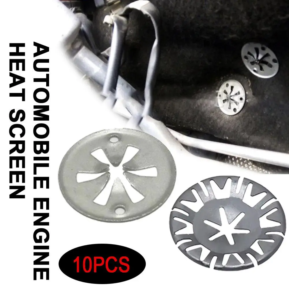 

10 шт., универсальная металлическая шайба, фиксирующая прокладка, изоляционная фиксирующая прокладка, пряжка, зажим, тепло S0Y3