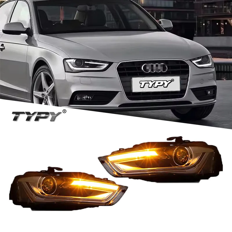 

Автомобильная фара TYPY для Audi A4L, модифицированная фара, ксеноновые фары, светодиодные дневные ходовые огни 2012-2016