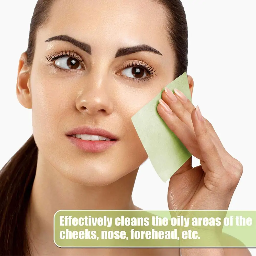 

300 Sheets/pack Facial Oil Blotting Sheets Paper Cleansing Paper Absorbent Paper Makeup Oil Beauty Face Control Tools U8J2 E1C5