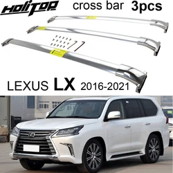 Luxurious roof rail roof rack cross bar for Lexus LX LX570 2016-2021,thicken design, can load 200kg,guarantee excellent quality