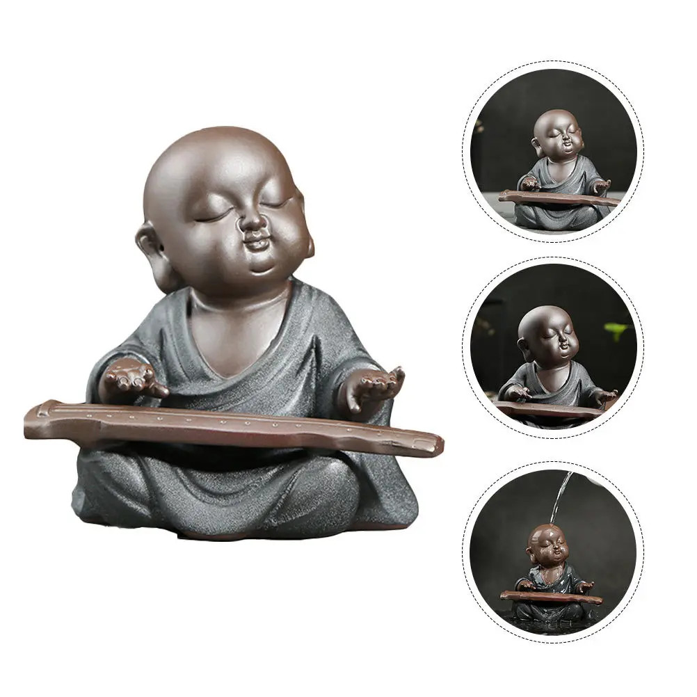 

Exquisite Decor Purple Clay Crafts Unique Classic Carved Special Technique Tea Tray Desktop Accessories Home