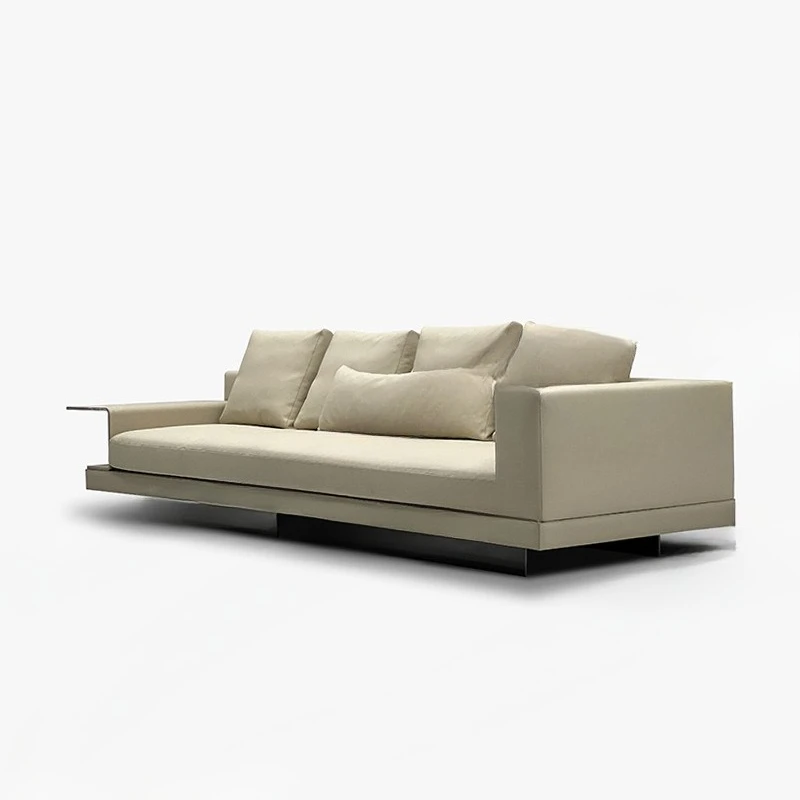 أريكة قماش، بساطتها الإيطالية، غرفة المعيشة، أرضية مسطحة كبيرة، فيلا، مزيج