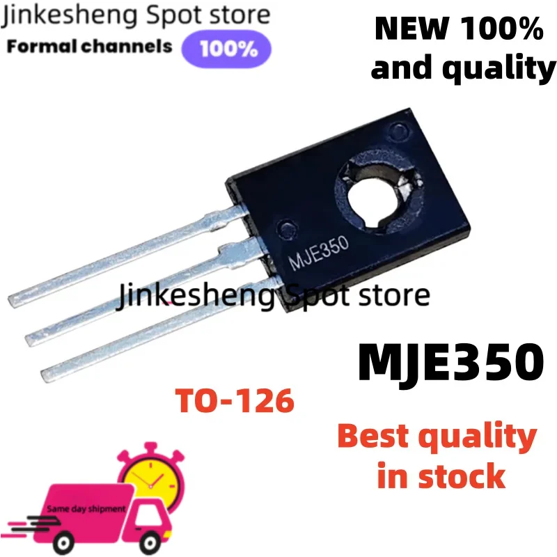 50-100pcs/lot MJE350（MJE350)350 TO-126 International standard IC Direct-acting transistor