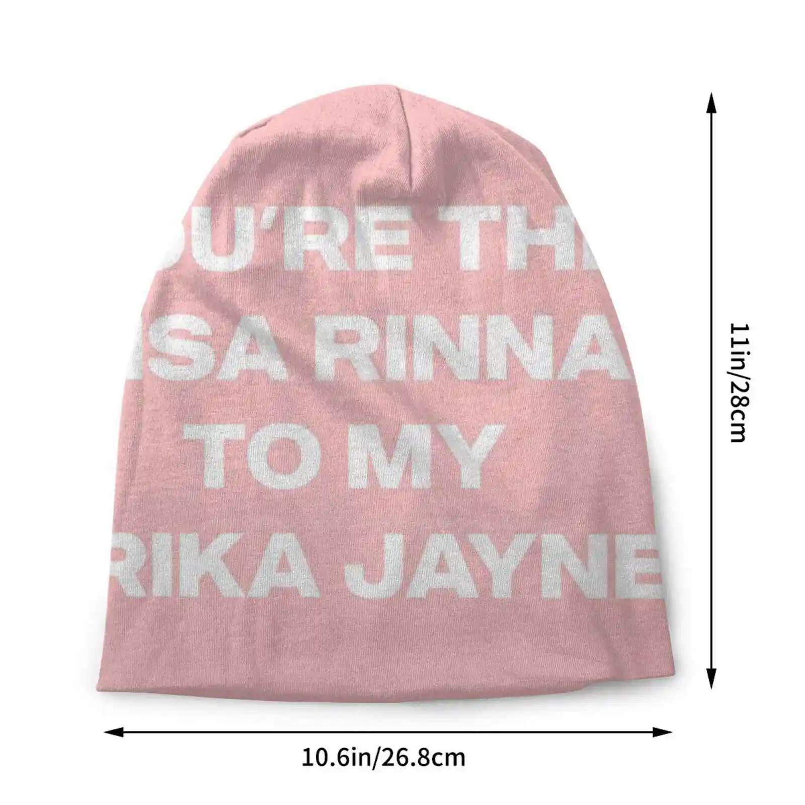 You're The Lisa Rinna To My Erika Jayne Knitted Hat Warm Beanie Outdoor Caps Valentine Galentine Lisa Rinna Erika Jayne Real