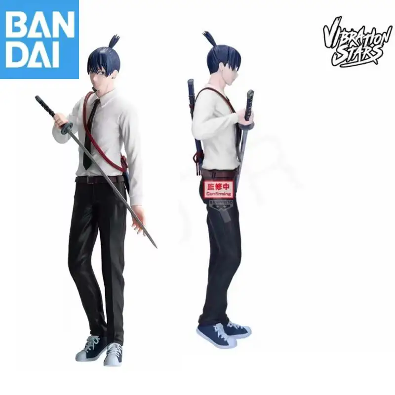 

Оригинальный Bandai Namco Banpresto Chainsaw Man Vibration Stars Hayakawa Aki ПВХ Фигурка Модель Коллекционный Настольный Орнамент Игрушка Подарок