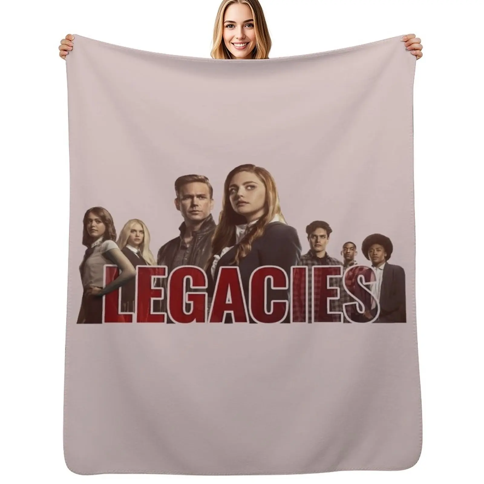 Legacies Characters Poster Design Throw Blanket Beach Thermal For Sofa Thin Thin Flannel Sofa Throw Blankets