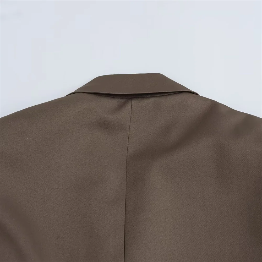 UNIZERA dameskostuum met tailleband en reversknoopzakversiering voor de lente nieuwe damestop