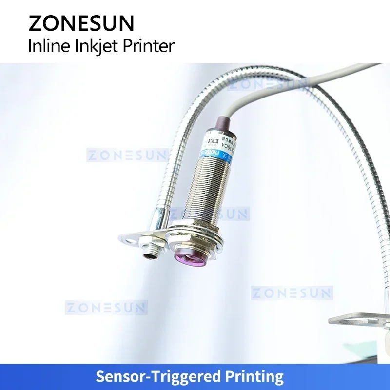 ZONESUN ZS-IIP550 Stampante a getto d'inchiostro in linea Macchina per la codifica della data Modello Macchina per la stampa della data del testo