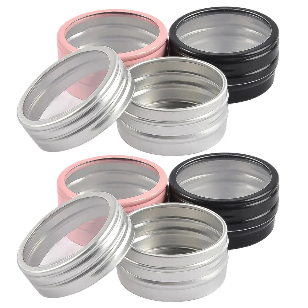 

6Pcs Compact Aluminum Bead Containers Easy Open Lid for Jewelry Making Organizers and Storage Bead Containers Craft Storage