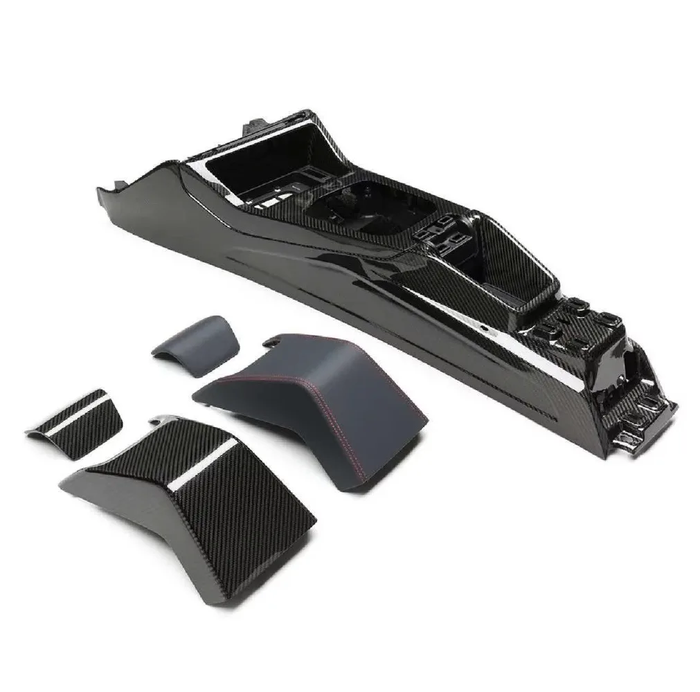 High Level Material Dry Carbon Fiber Interior Center Console Replacement for G87 M2 Other Automotive Interior Parts