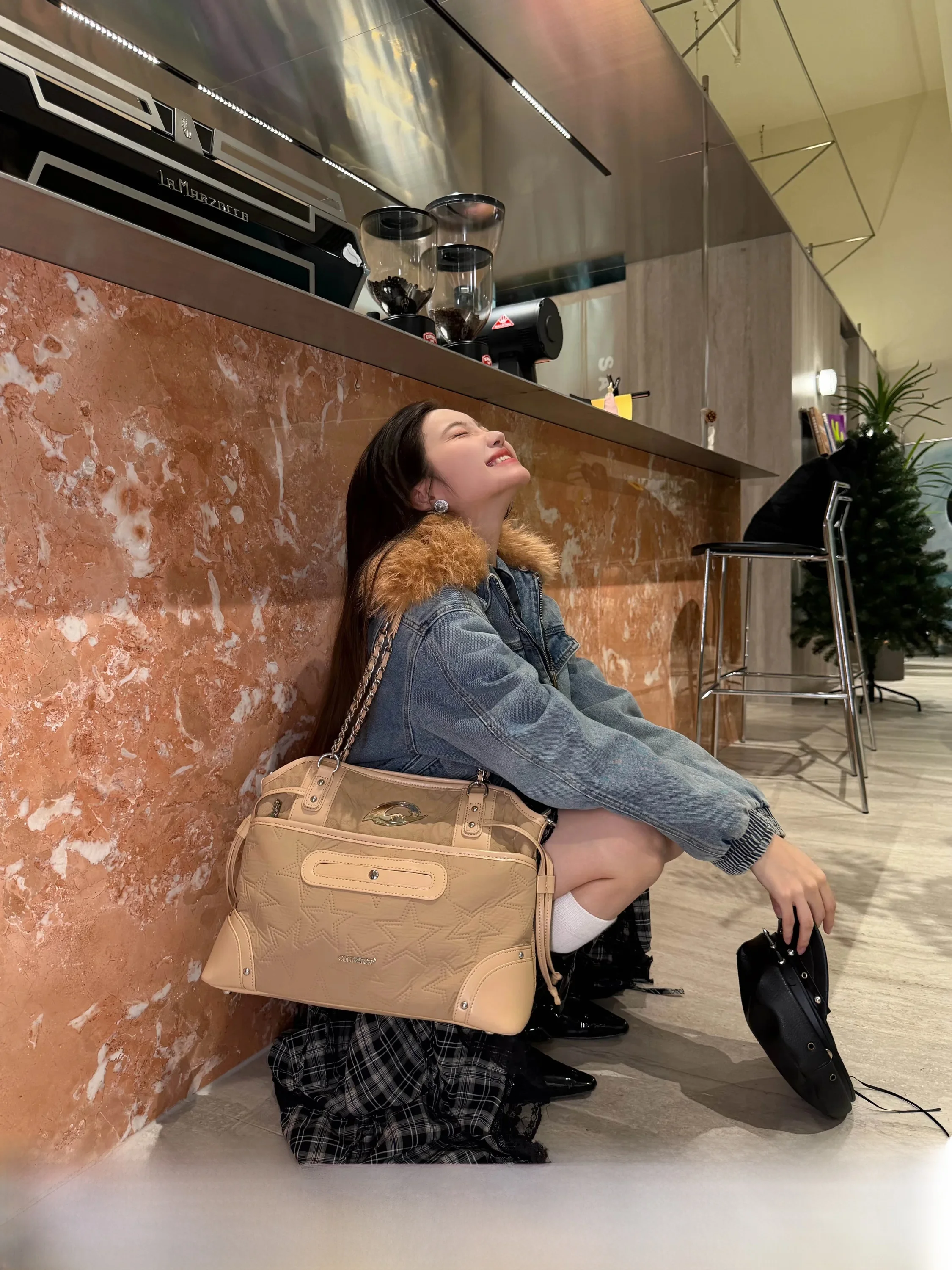 

Cultivator Original Millennial Trendy Hobo Bag Commute Single Shoulder Crossbody Patchwork Small Fragrance Style Handbag