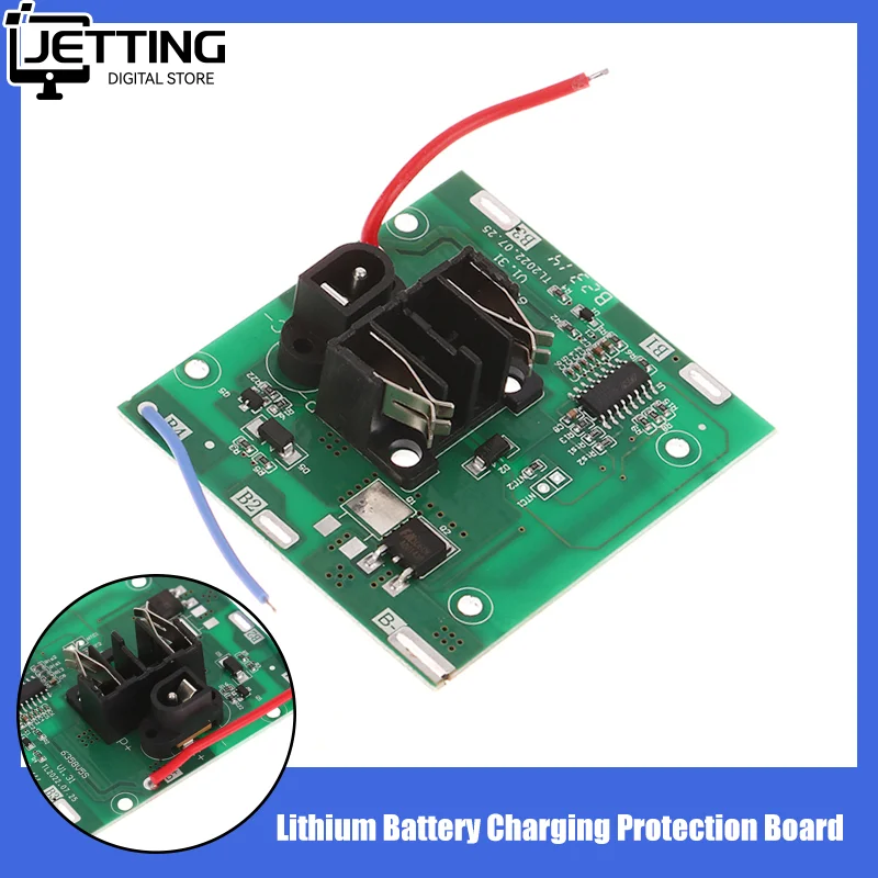 Lithium Battery Charging Protection Board 5s Bms 21V Li-Ion Lithium Battery Pack 3.7v PCBA 2Mos Hand Electric Drill Accessories