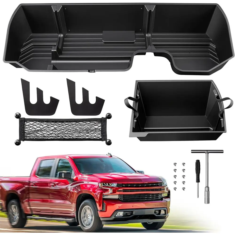 

Решения для хранения вещей под сиденьями для грузовиков 1500 (2019-2025 гг.) и 2500HD 3500HD (2020-2025 гг.) с кабинами Crew и Double Cab