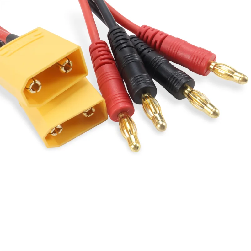 نوع دائم 2 قطعة XT30/XT60/XT90/EC5 إلى 4 مللي متر الموز التوصيل كابل شحن 14AWG سلك السيليكون 15 سنتيمتر ل شاحن ميزان بطارية ليبو