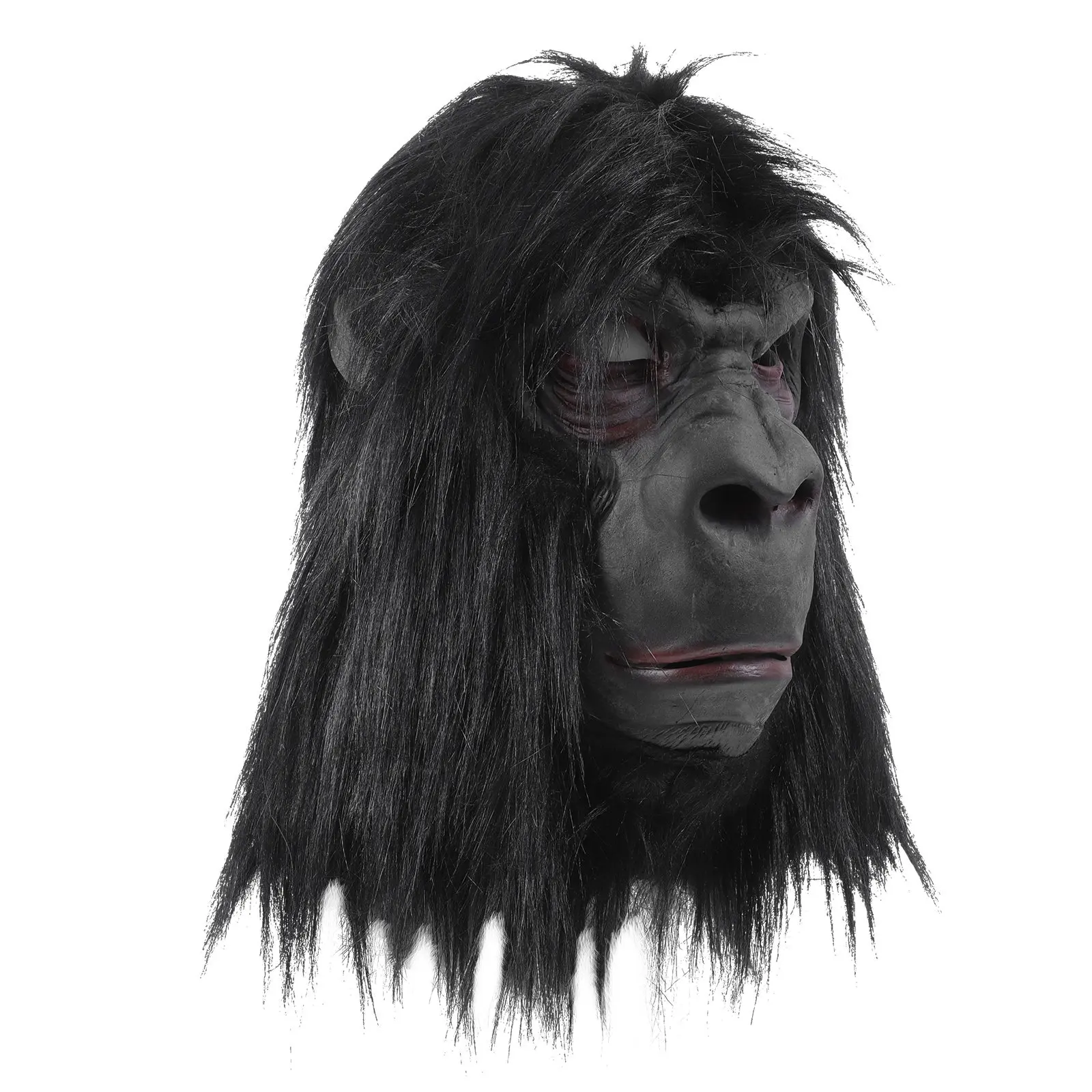 

Gorilla Costume Mask Easy Wear Halloween Animal Headwear Party Cosplay Masquerade Festival Mask Photo Prop Party Cosplay Prop