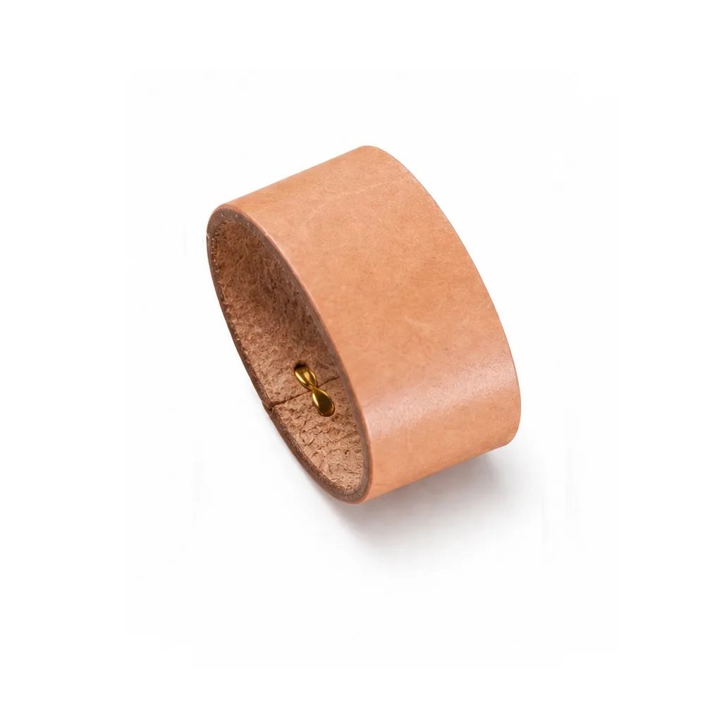Durable Cowhide Leather Belt Loop Keeper DIY Delicate Belt Retaining Ring Replacement Belt Strap Fixing Keeper For 3.8cm Belts