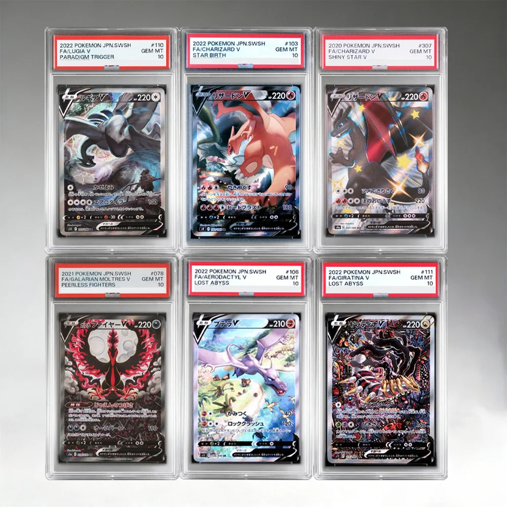 

Коллекционная карта DIY Proxy PTCG: Японская SWSH CHARIZARD, GALARIAN MOLTRES, AERODACTYL, карта с рейтингом 10 баллов, аниме-карта