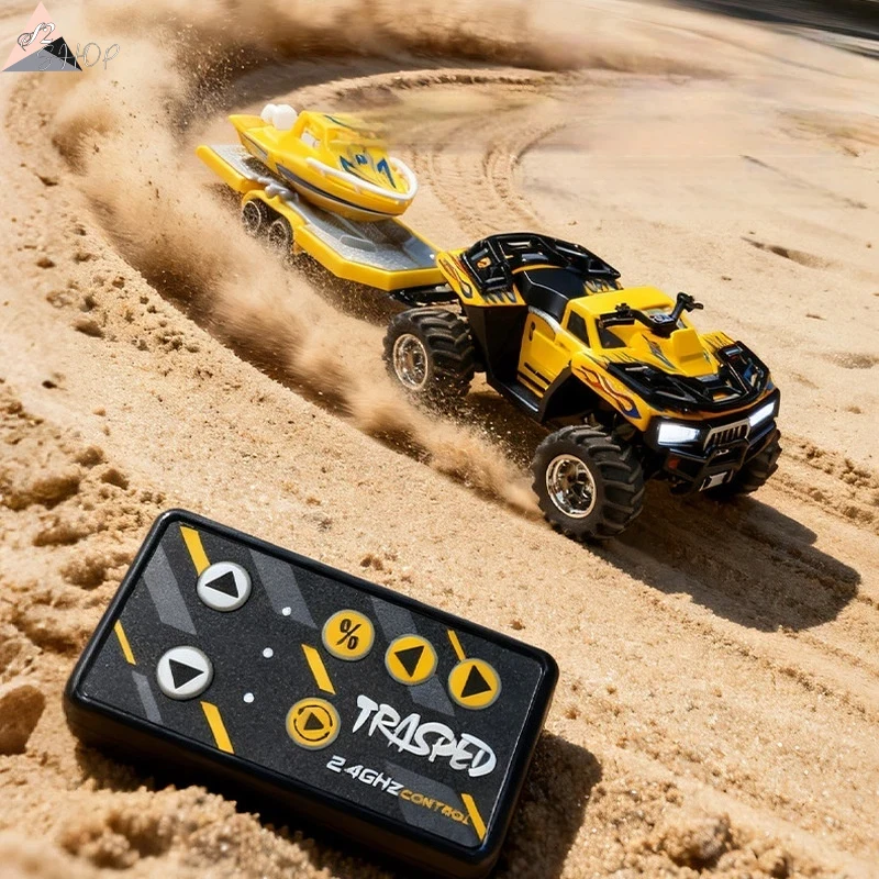 Nouvelle alliage RC plage tout-terrain moto Suspension quatre roues 2.4g télécommande avec application Mobile télécommande pour jouets pour garçons