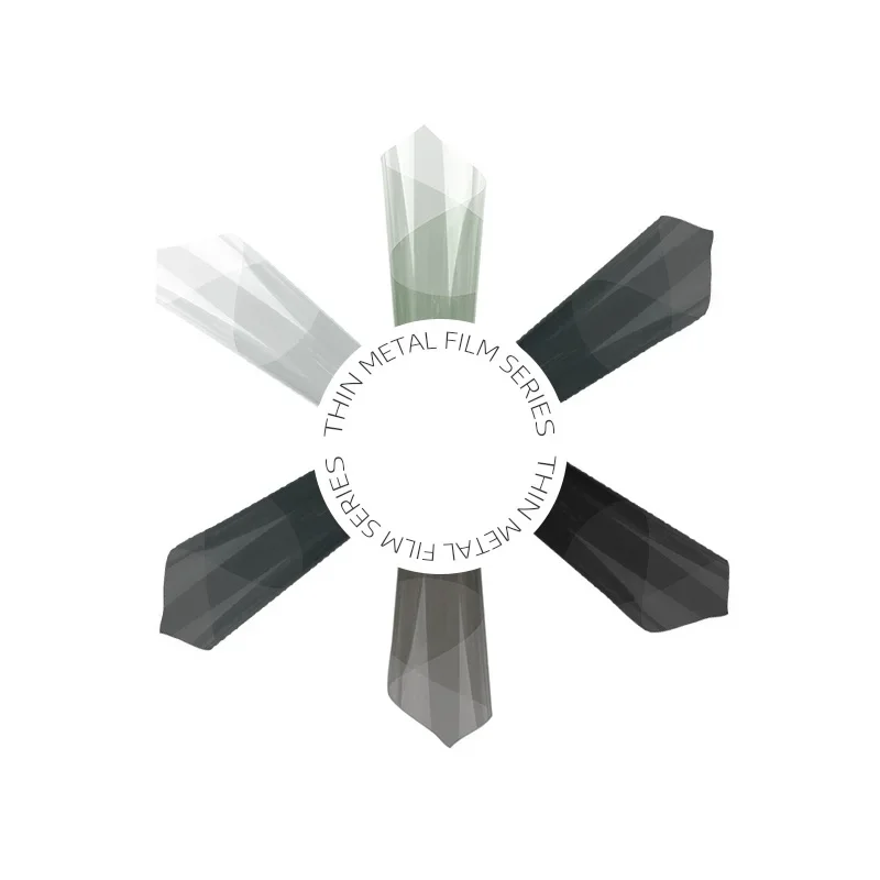 High UV Rejection Double Silver Metal Sputter PET Car Window Film Explosion-Proof Sun-Blocking Solar Tint Glass Film Body