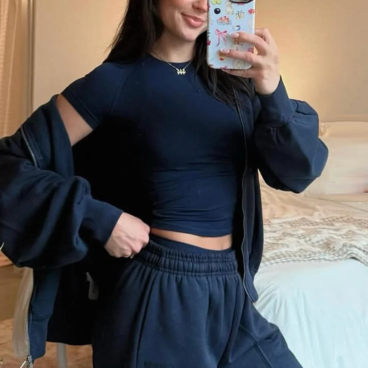 قميص علوي بأكمام قصيرة للنساء للتمرين في صالة الألعاب الرياضية، قميص يوجا خفيف الوزن، قمصان رياضية طويلة قابلة للتمدد #3